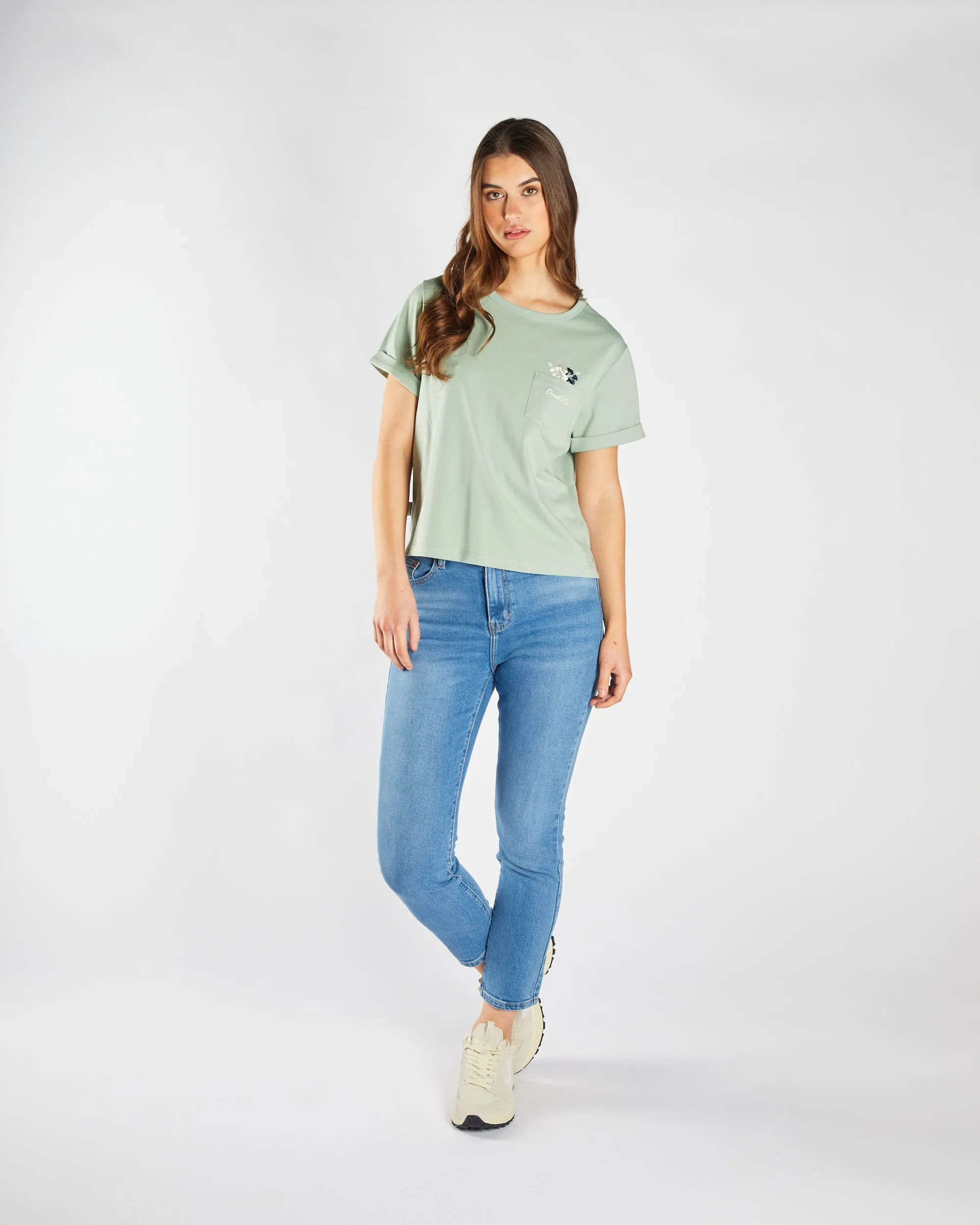 Quick Comfort Freesia Tee Iceberg Green