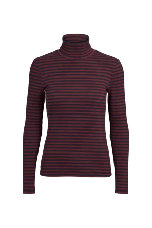 Ludmilla High-neck - Bordeaux truffle / Sky captain Timeless Appeal