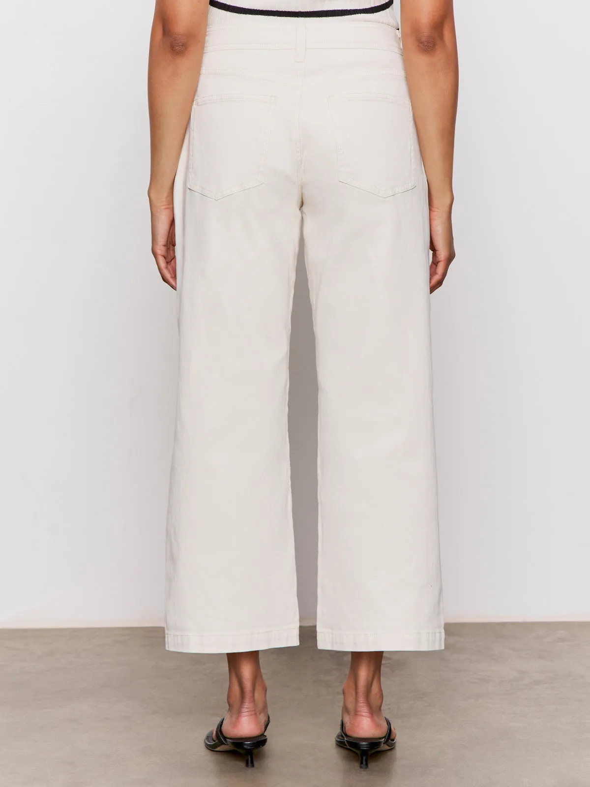 Tough Stretch ReinforcedPockets League Crop Jeans Light Oat