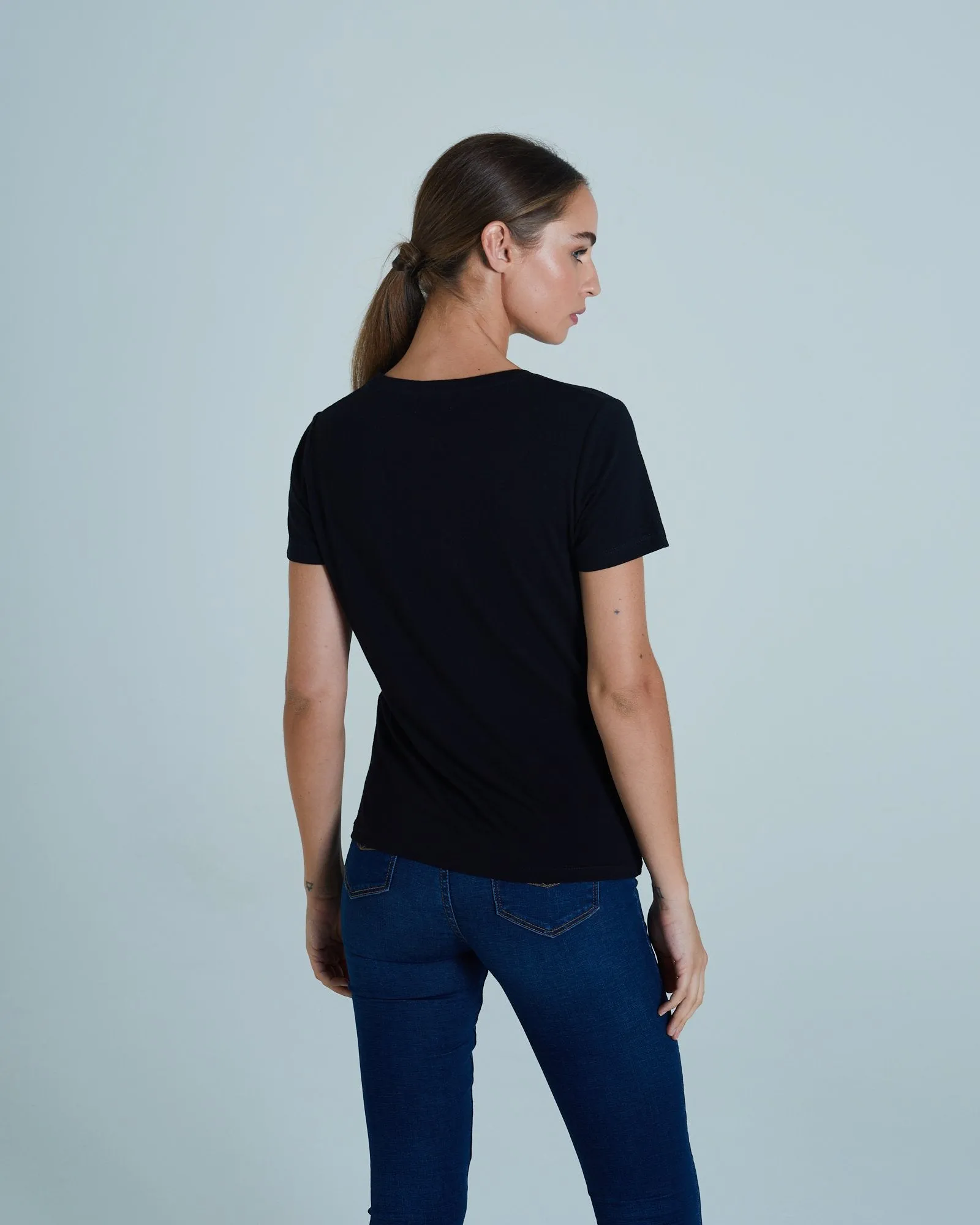 Breathable mesh Functional Fit Ada Basic Tee Black