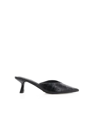 Ventilated ADELE - BLACK PATENT CROC