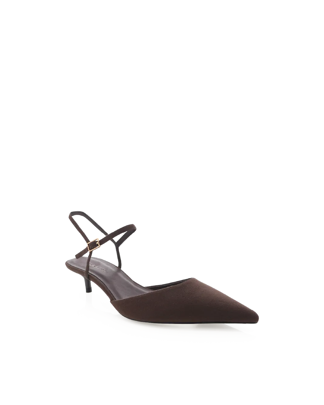 IYRA - DARK CACAO SUEDE Night Out Heels Nude Heels