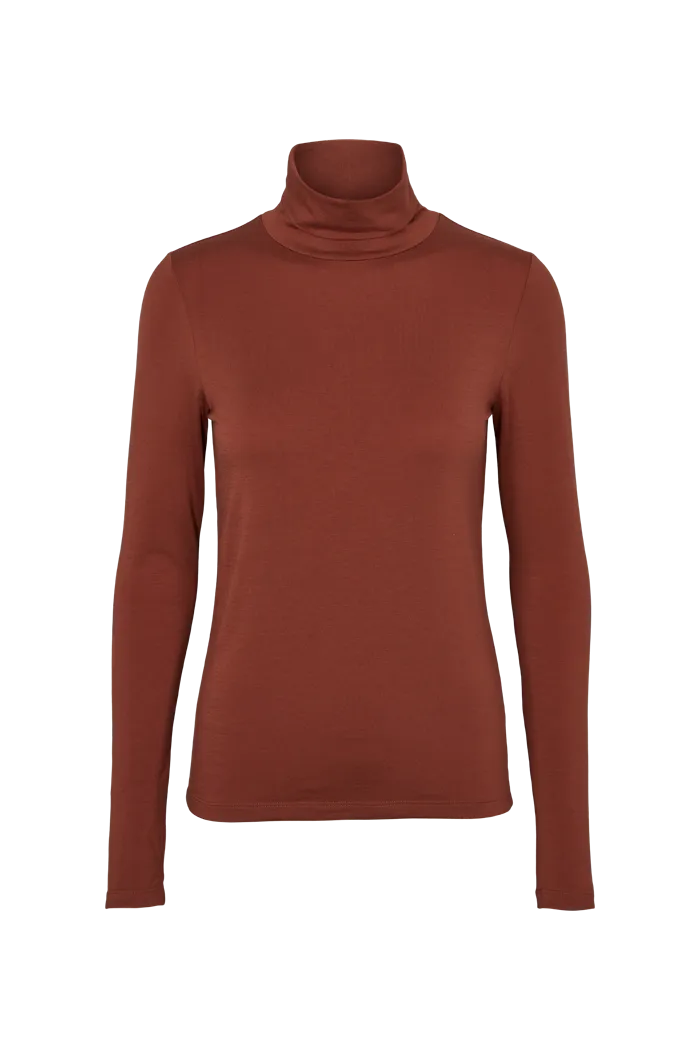 Ultra Soft Finish Joline T-Neck - Mink