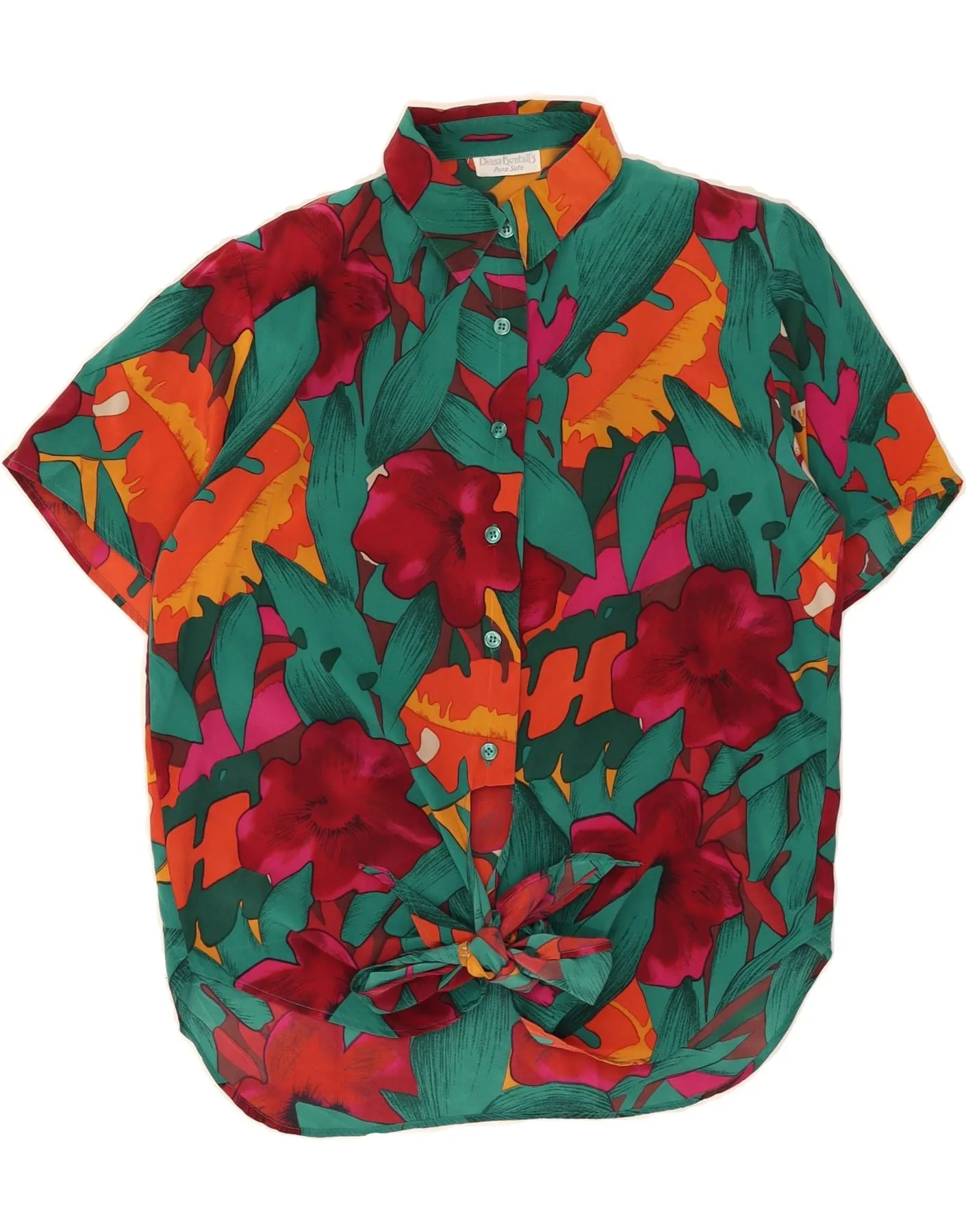 Trendsetter Choice Date night DIANA BENTALLS Womens Shirt Blouse IT 42 Medium Multicoloured Floral