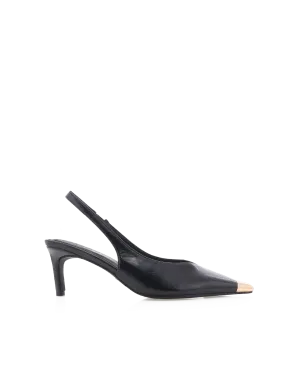 Special Occasion Shoes Beaded LEONIE - BLACK SHINE