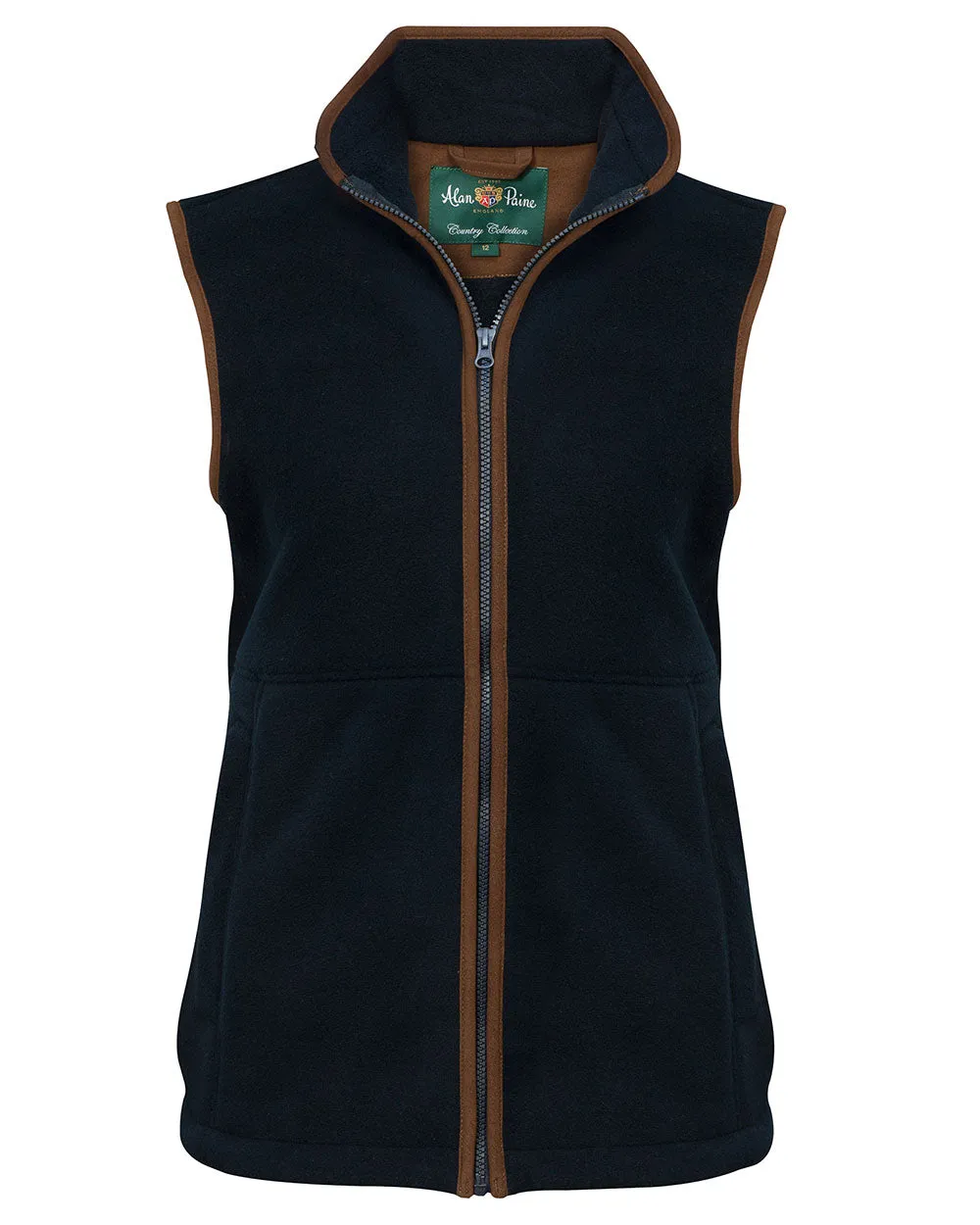 Alan Paine Aylsham Ladies Fleece Gilet anti - static Breathable knit