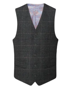 Seam Free Design anti infantry Alan Paine Surrey Mens Tweed Lined Waistcoat