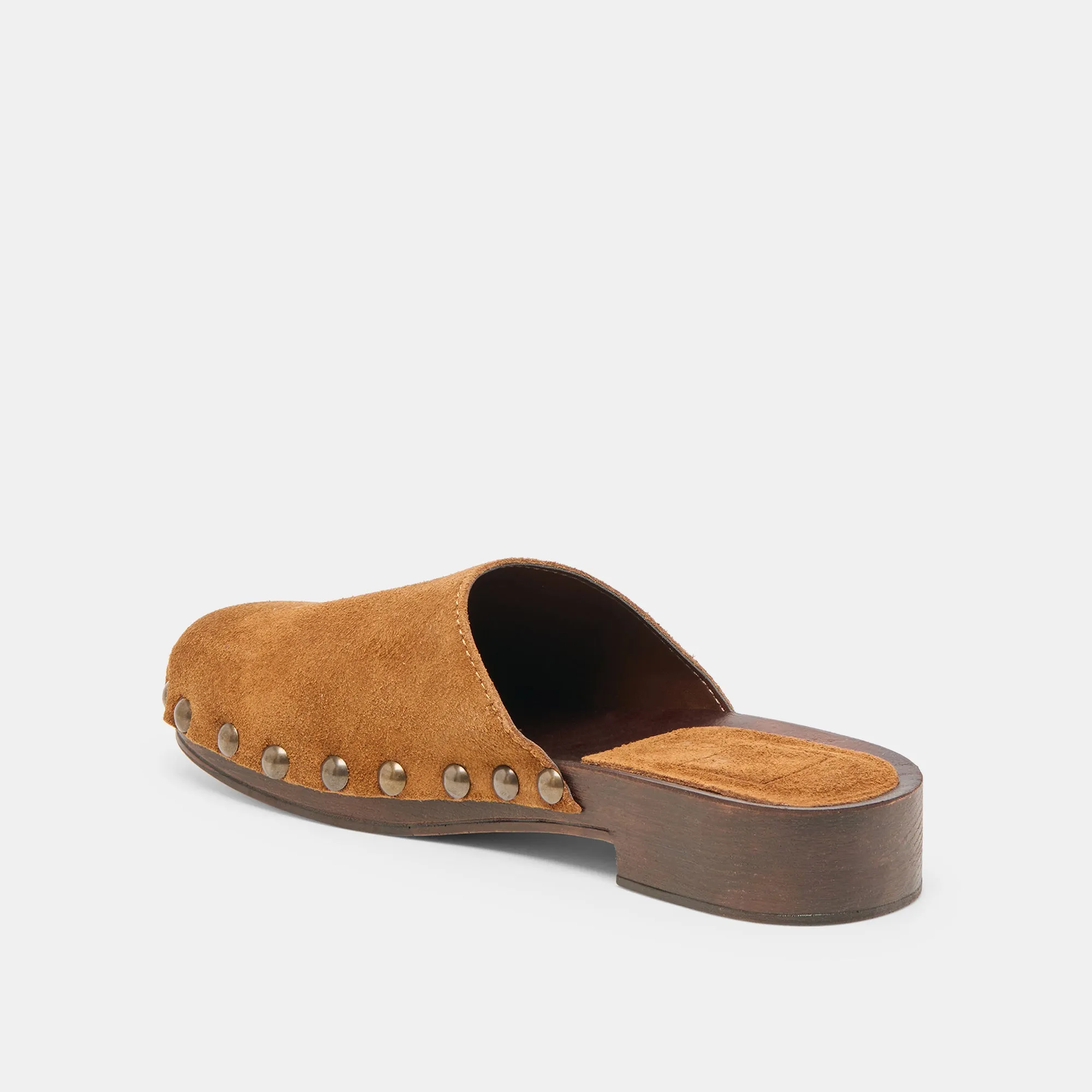 Slip Guard ALANIS FLATS CHESTNUT SUEDE