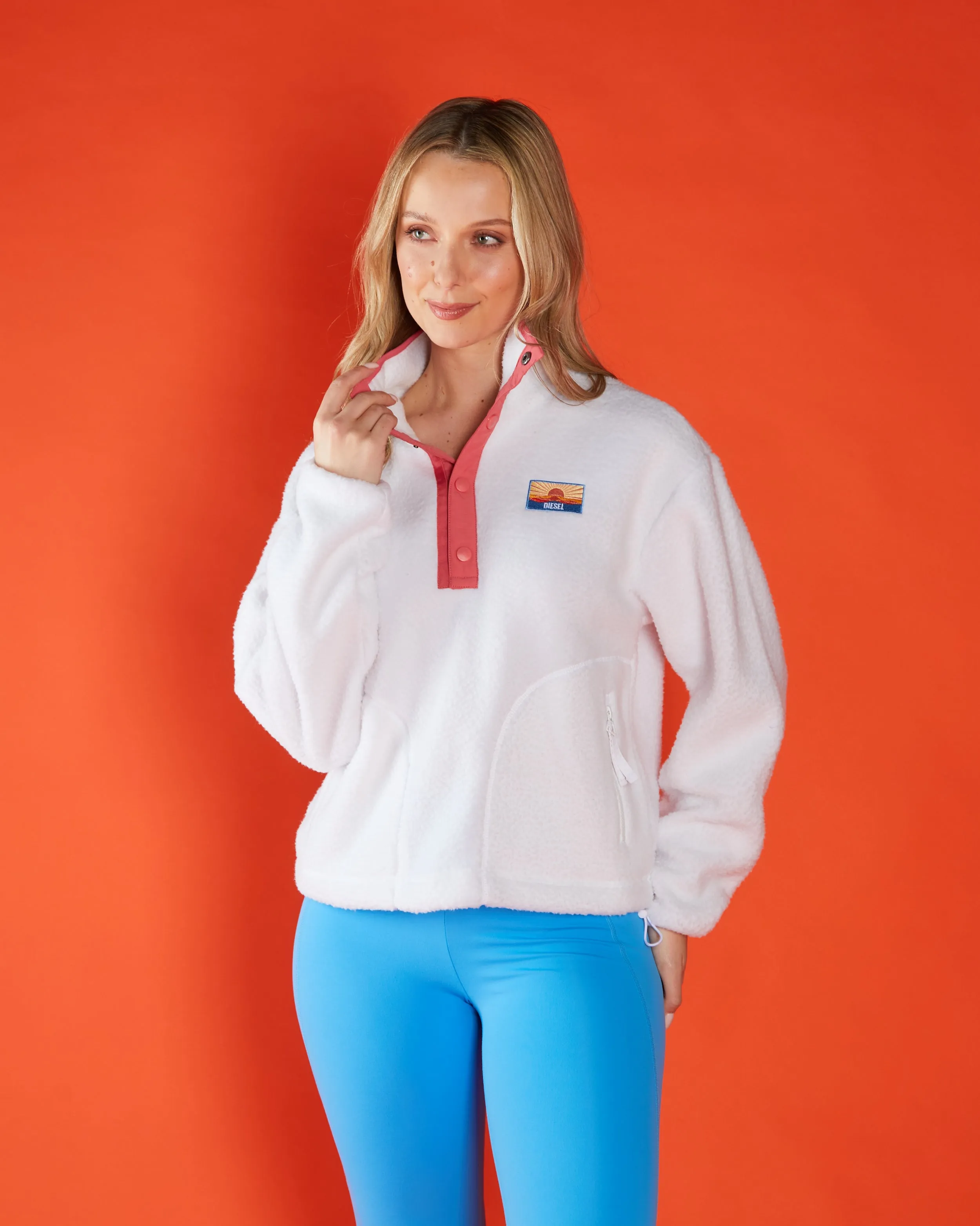 Minimalist Style Constance Fleece Moonflower