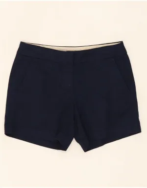 J. CREW Womens Chino Shorts US 00 2XS W28 Navy Blue Cotton Abrasion resistant No Chafe Edging