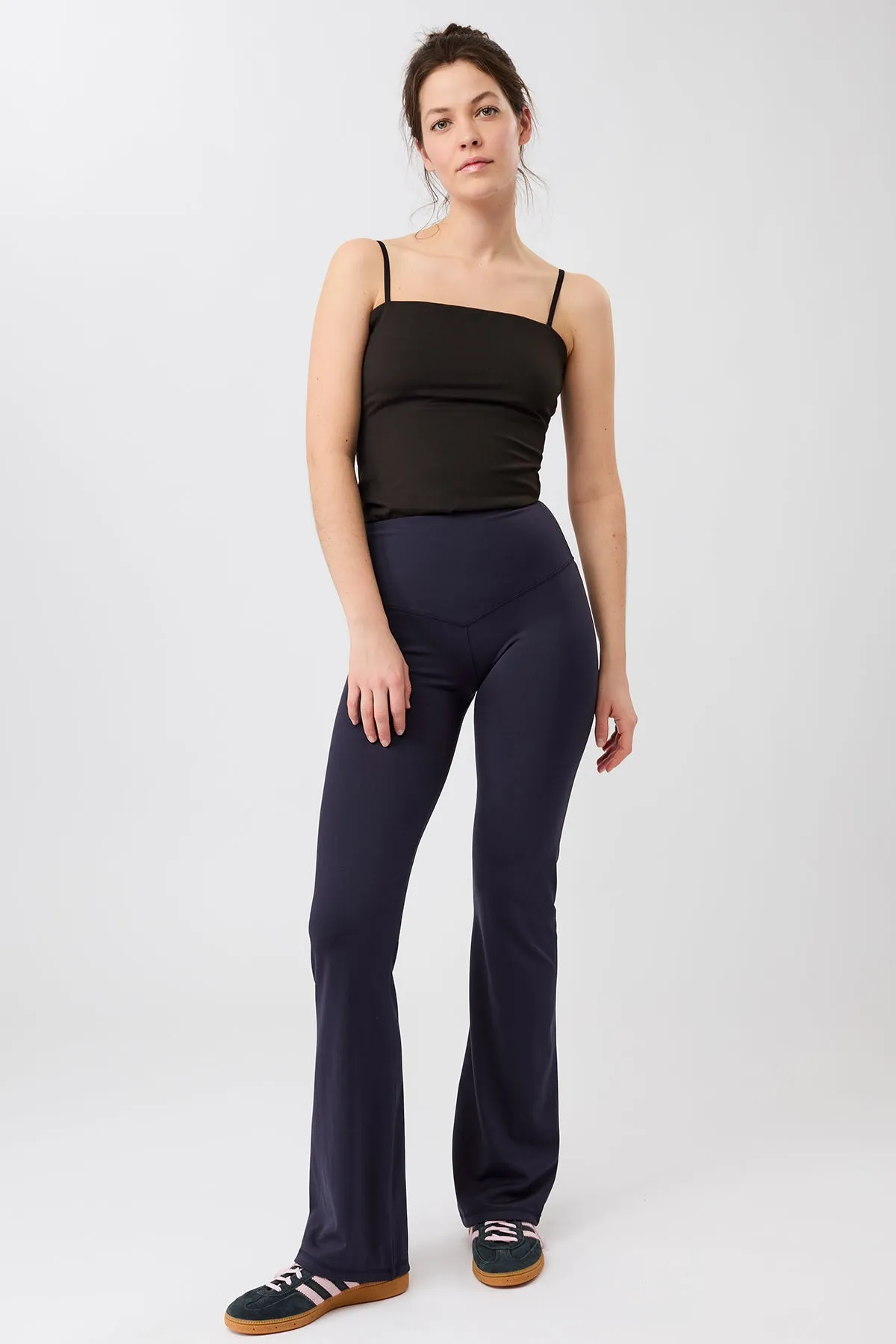 Flared Sports Pants - Night Sky Breathable Style Double Layer Budget Friendly