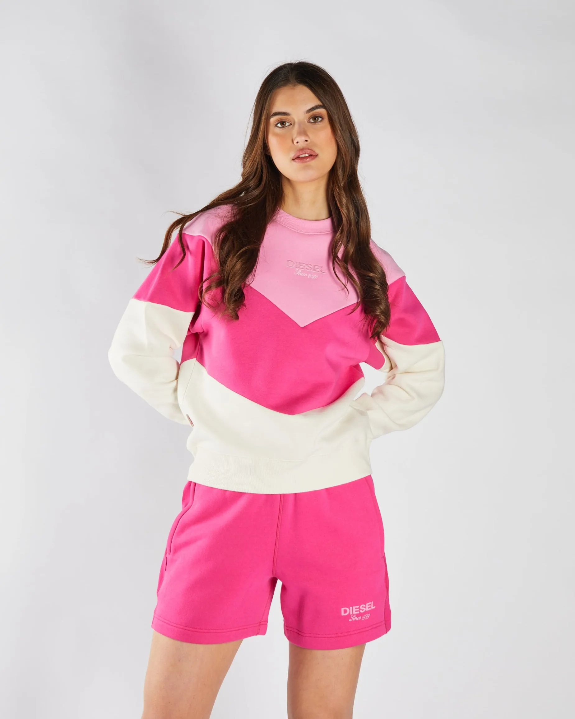 Casual Style Amada Sweatshirt Multi Pink