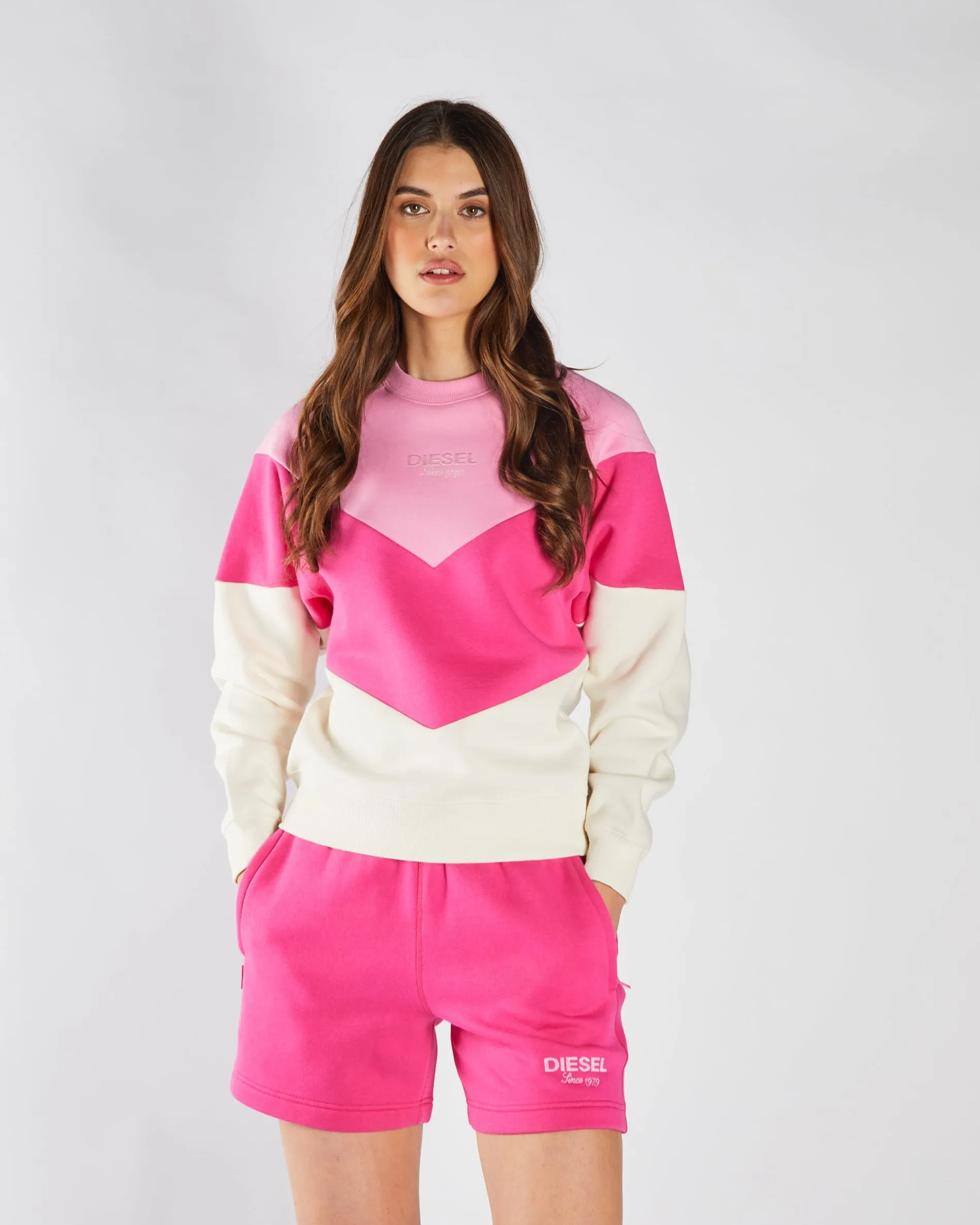 Trendy Layer Seasonal Trend Amada Sweatshirt Multi Pink