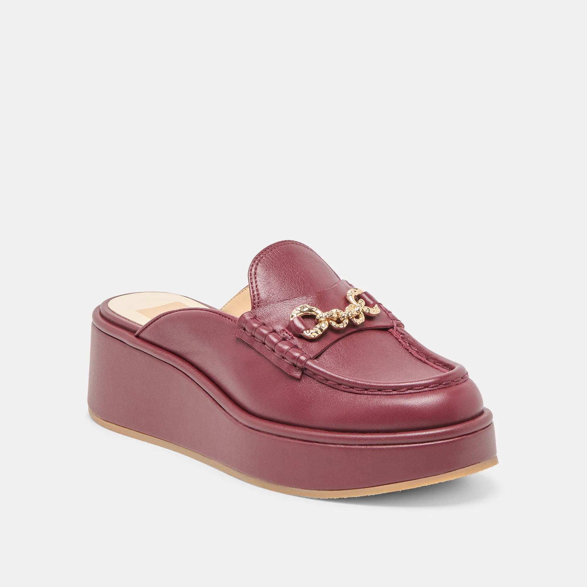 Flight Mode DORREL LOAFERS MAROON LEATHER