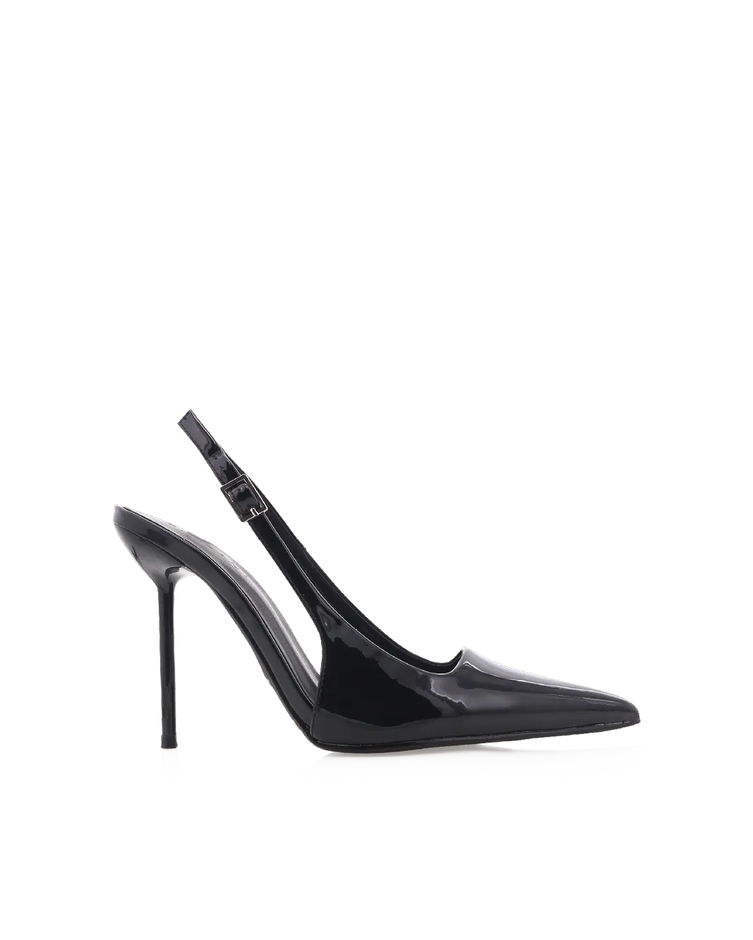 ISIDORE - BLACK PATENT Padded