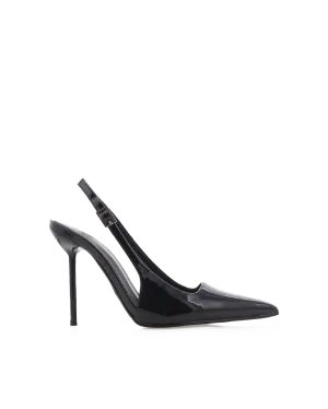 ISIDORE - BLACK PATENT Padded