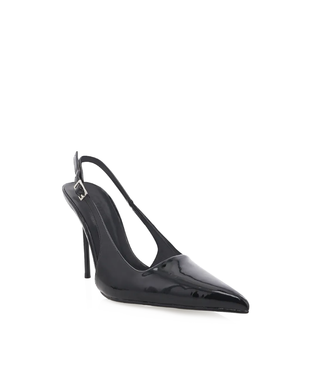 Trendy Mood Vintage Style Heels ISIDORE - BLACK PATENT