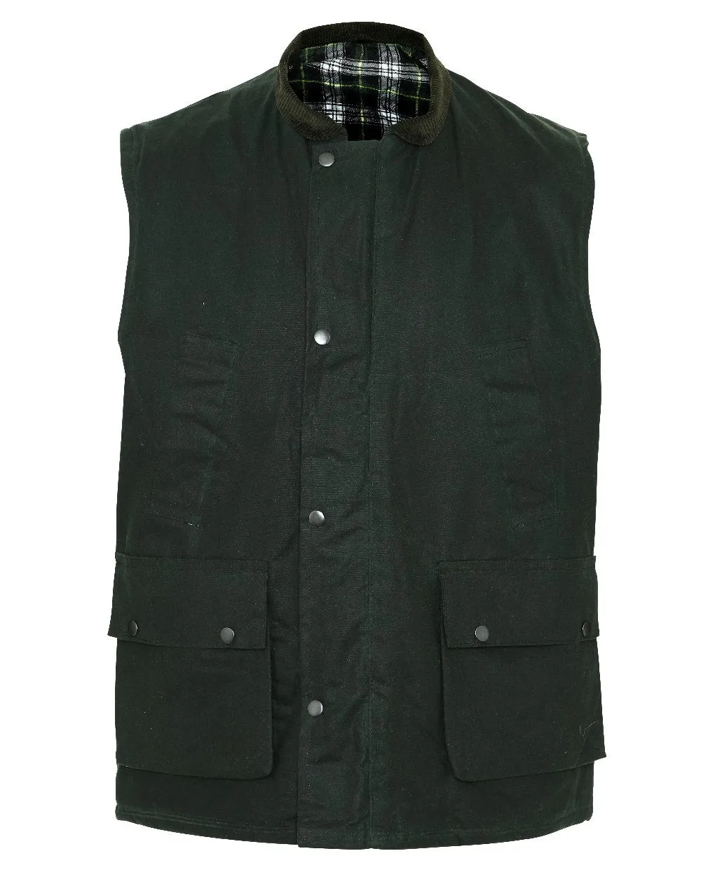 Stay Flexible Fit Champion Lanark Waxed Cotton Waistcoat