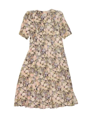 BETTY BARCLAY Womens Shirt Dress UK 14 Large Multicoloured Floral Poolside Lounge