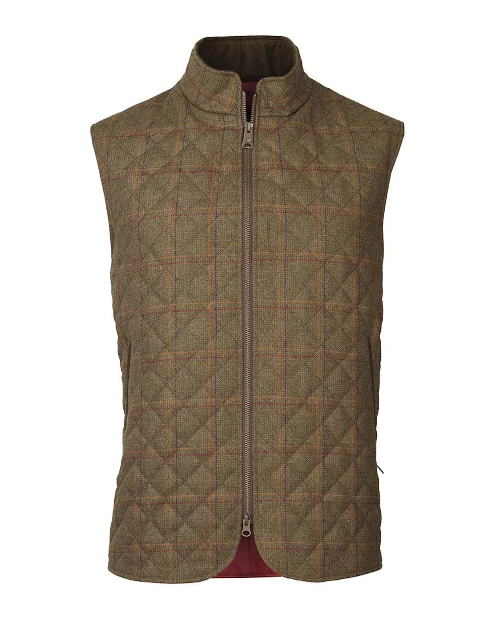 sonar detection Laksen Woolston Tweed Quilted Vest