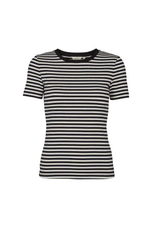 Halloween OekoTexCertified Ludmilla O-Neck - Whisper White/ Black/ Black Trim