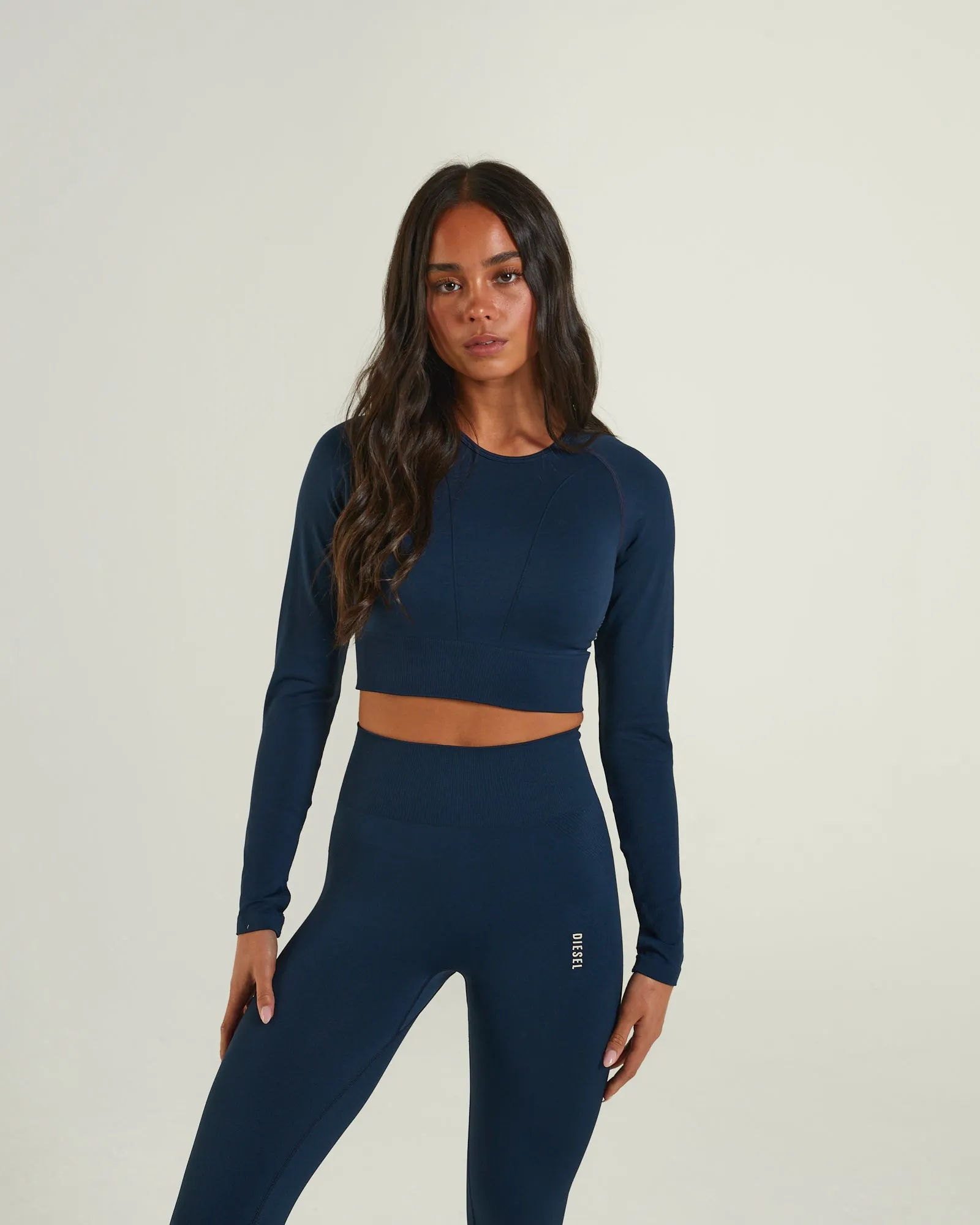 Harmony LS Top Blue Navy All Season Wear