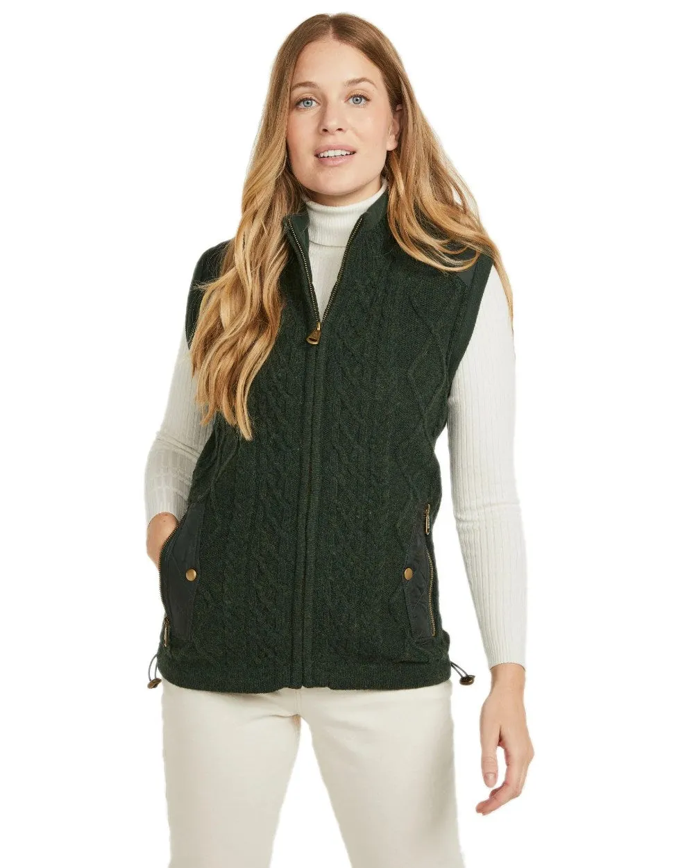 Aran Womens Castlehill Gilet with Fleece Collar Urban Lightness high altitude operation