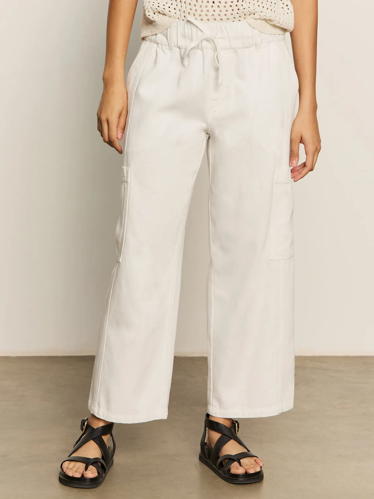 Fashion-Forward Area Standard Rise Pant Bleached White