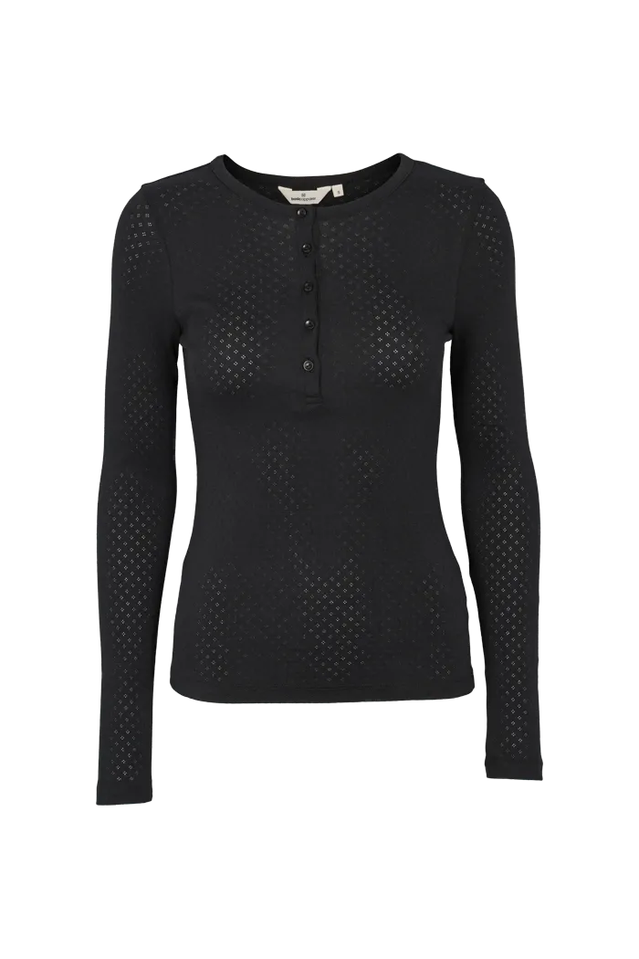 Arense Granddad - Black Drop Shoulder Design Comfort Stretch