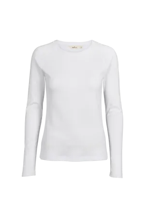 Soft and breathable Soft and Light Arense LS Tee - White