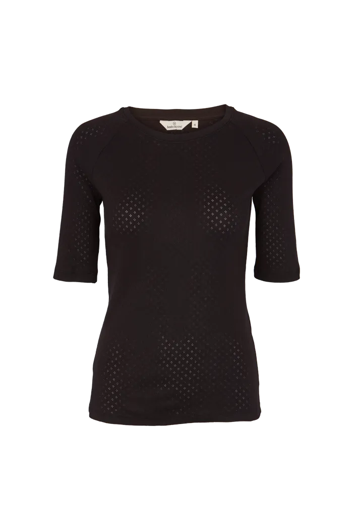 Arense Tee - Black UPF Rated Fabric