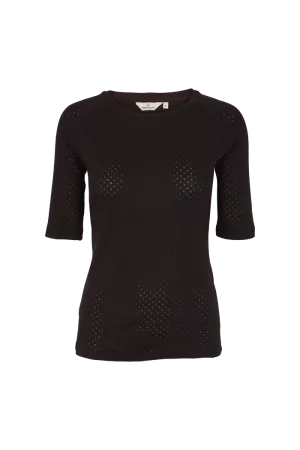 Arense Tee - Black UPF Rated Fabric