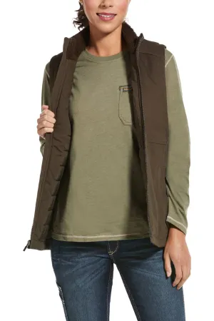 Ariat Rebar Womens DuraCanvas Insulated Vest Indoor Use