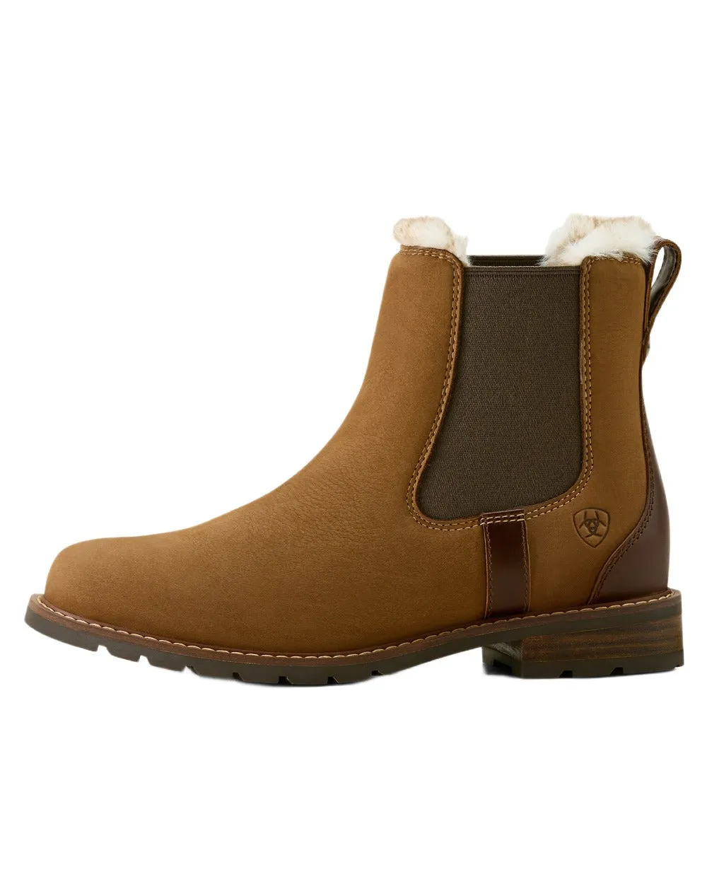 Ariat Womens Wexford Sherpa Waterproof Chelsea Boots Energy Return Technology