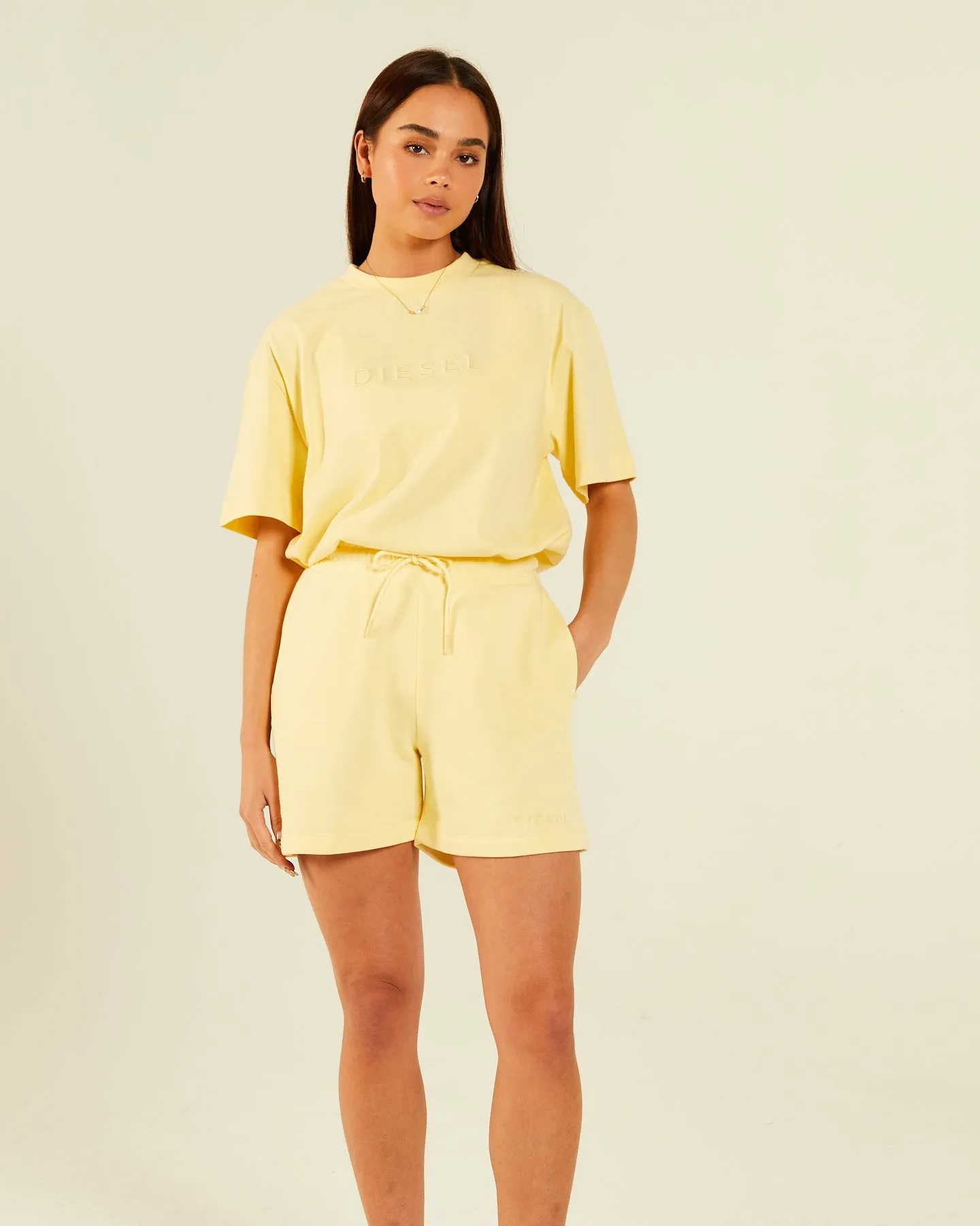 Fresh Vibes Evergreen Arlene Tee Soft Yellow