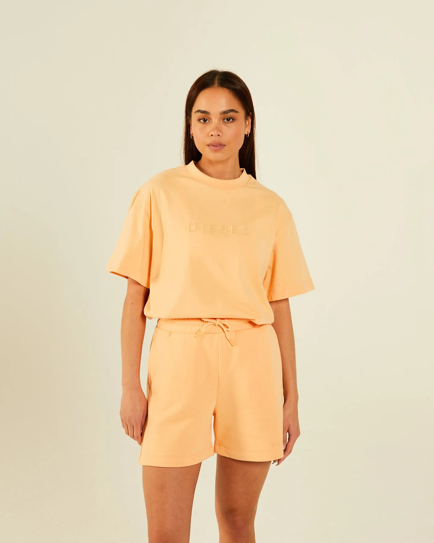 Cozy Comfort No-Fuss Design Arlene Tee Summer Peach