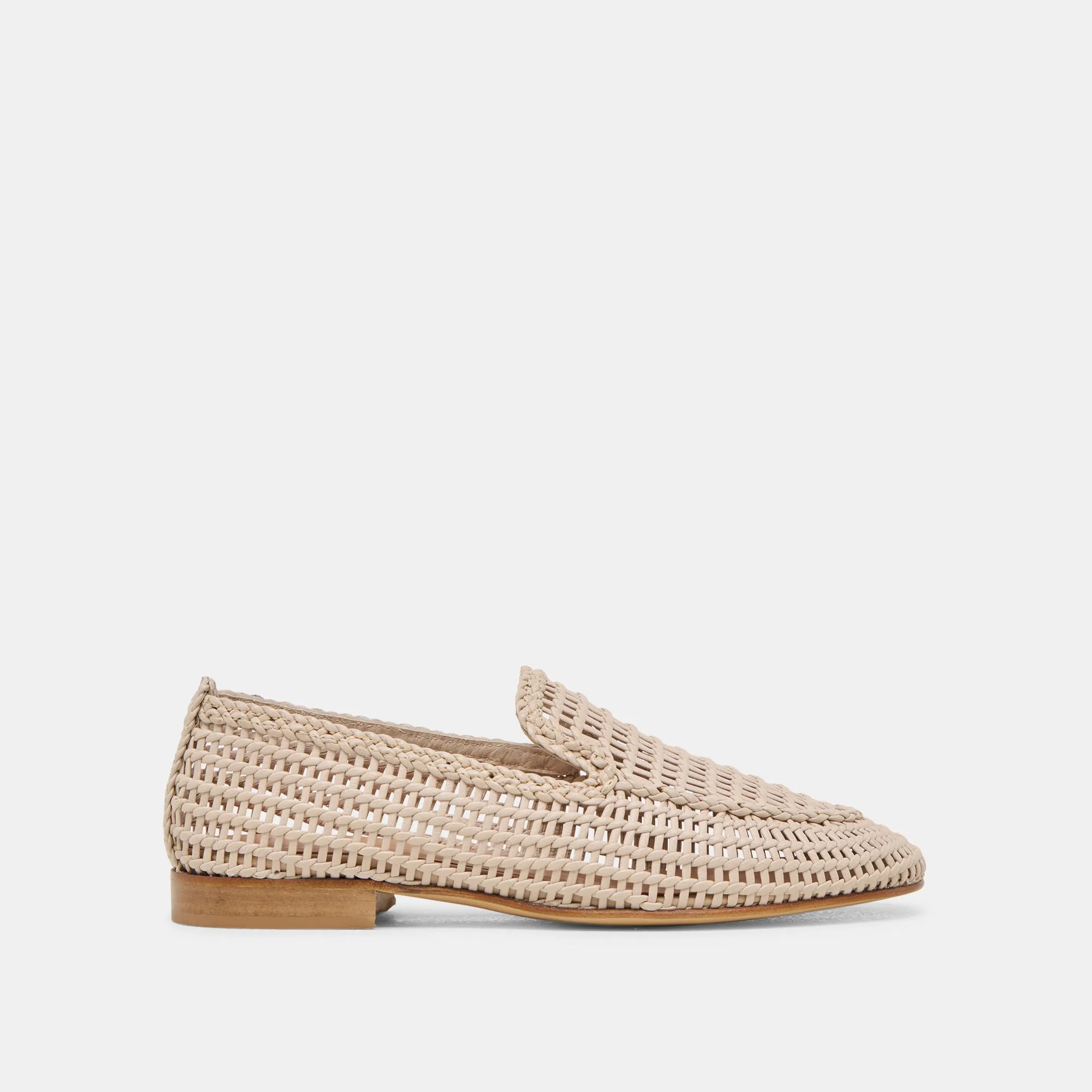 ARMOND FLATS BONE WOVEN LEATHER Main Lane