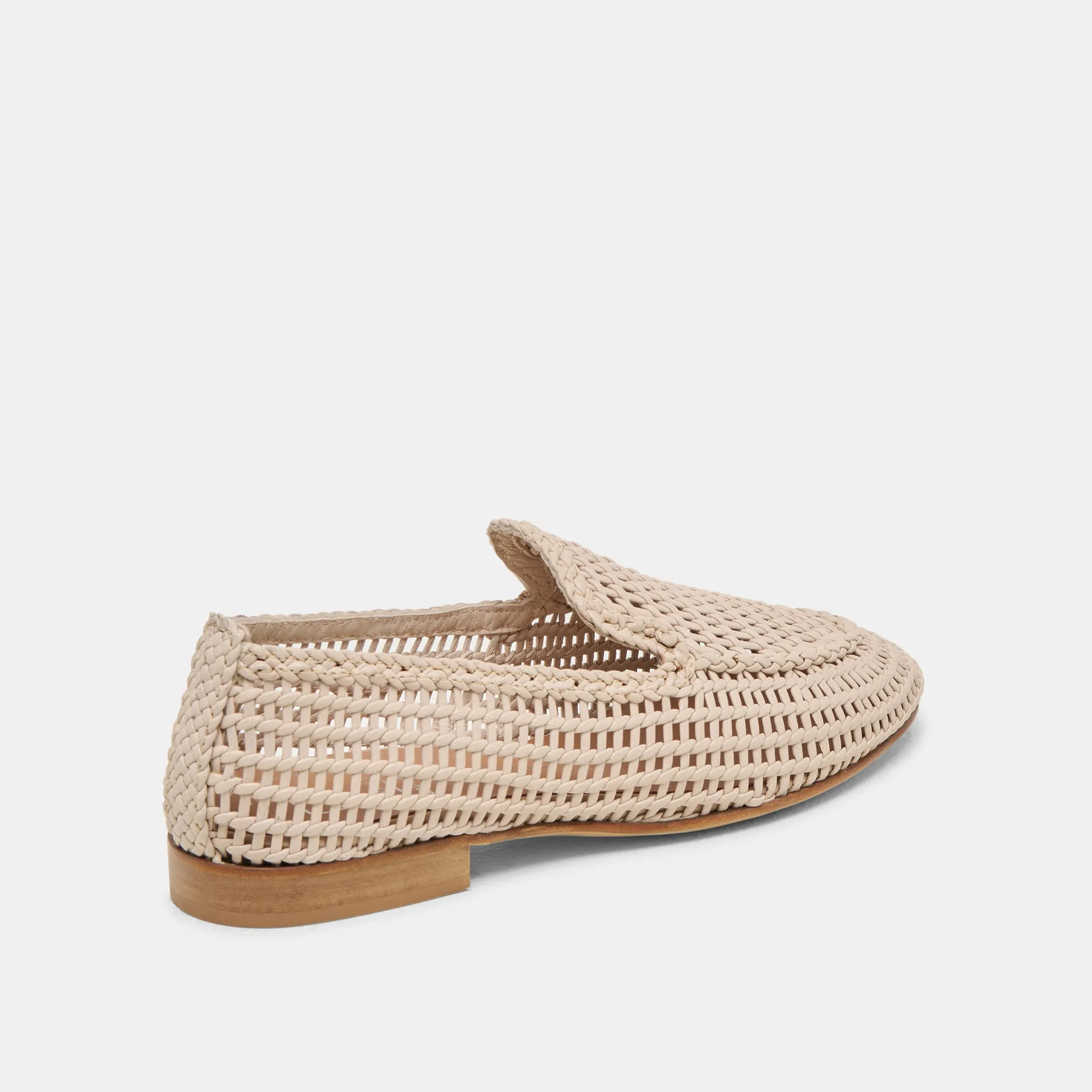 ARMOND FLATS BONE WOVEN LEATHER Class Step