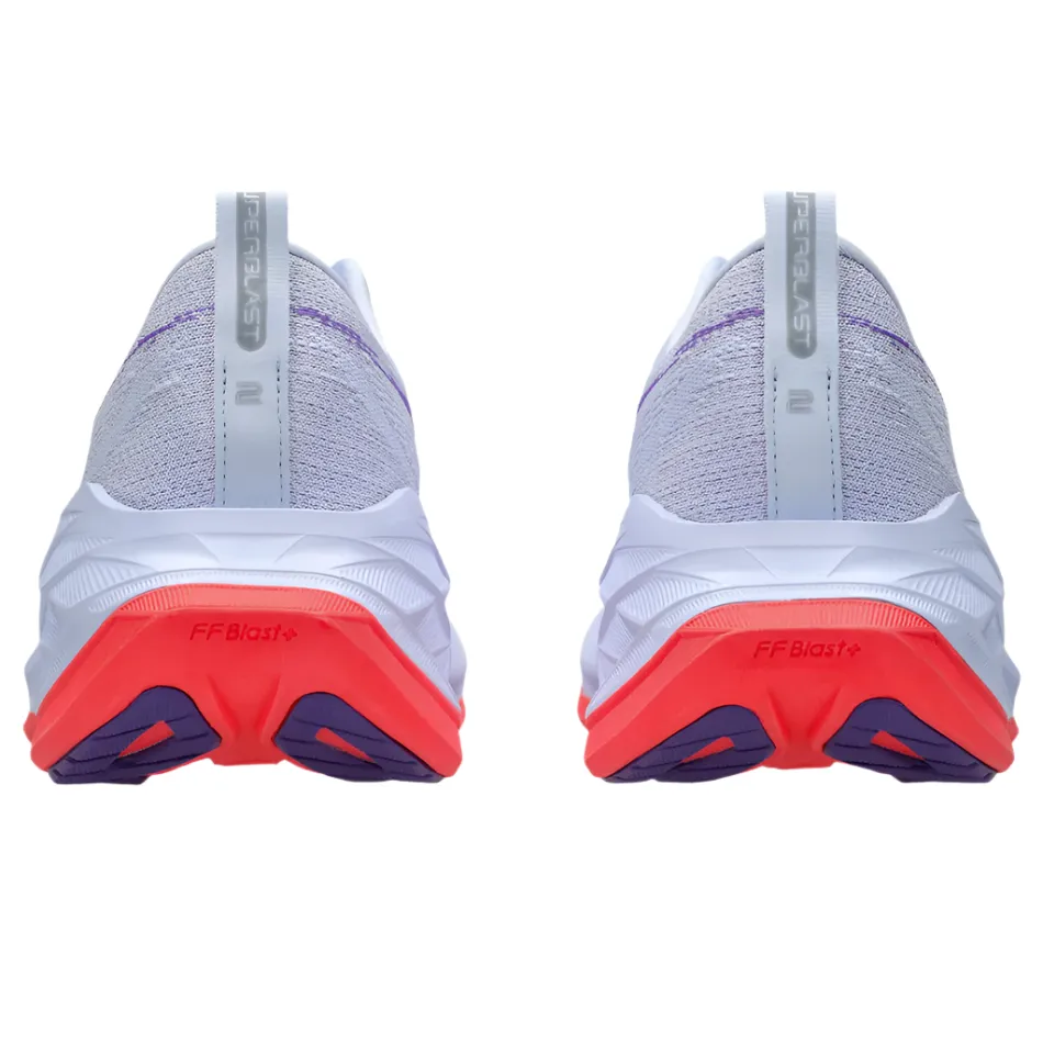 ASICS Unisex Superblast 2 Running Shoes in Blue Fade/Edo Purple AW25 cold - weather - runner Compression Zoned Midsole