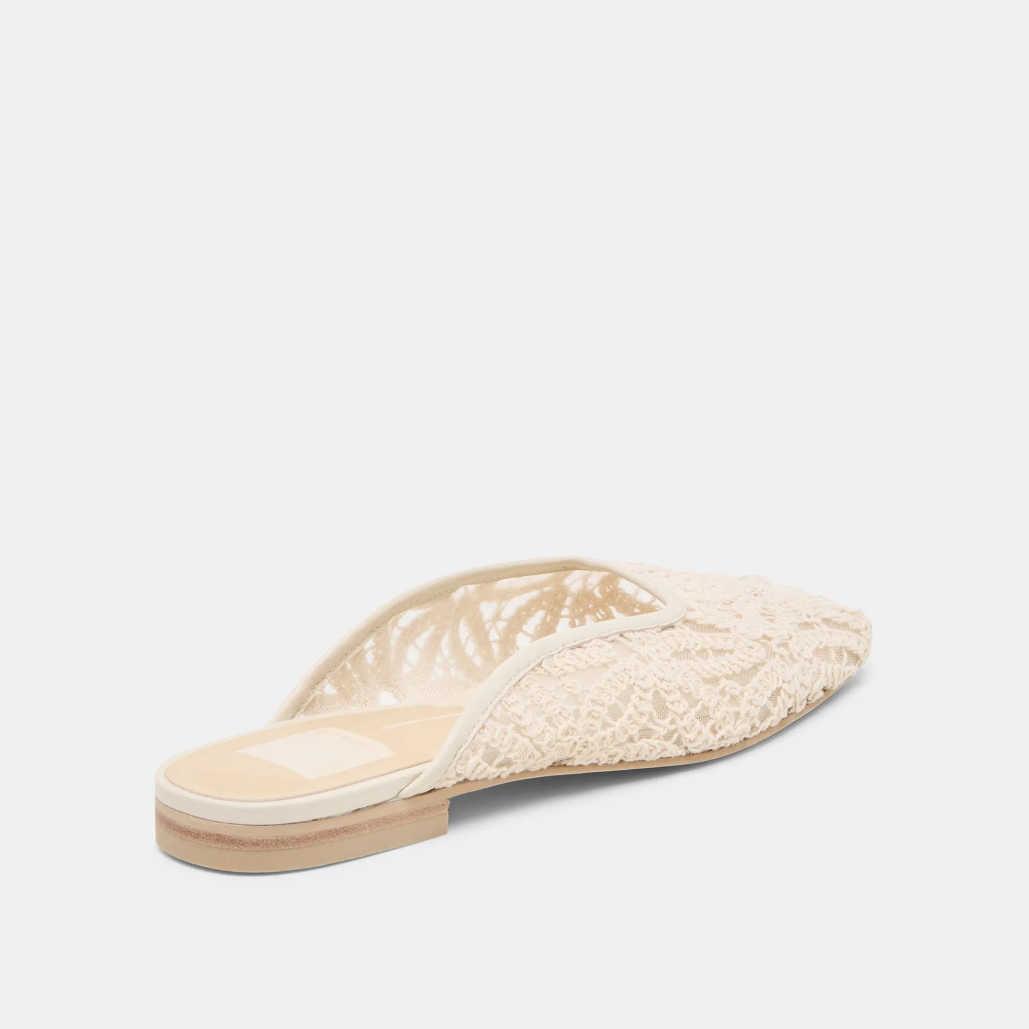 AUBRIE FLATS IVORY MACRAME MESH Mountain Walk