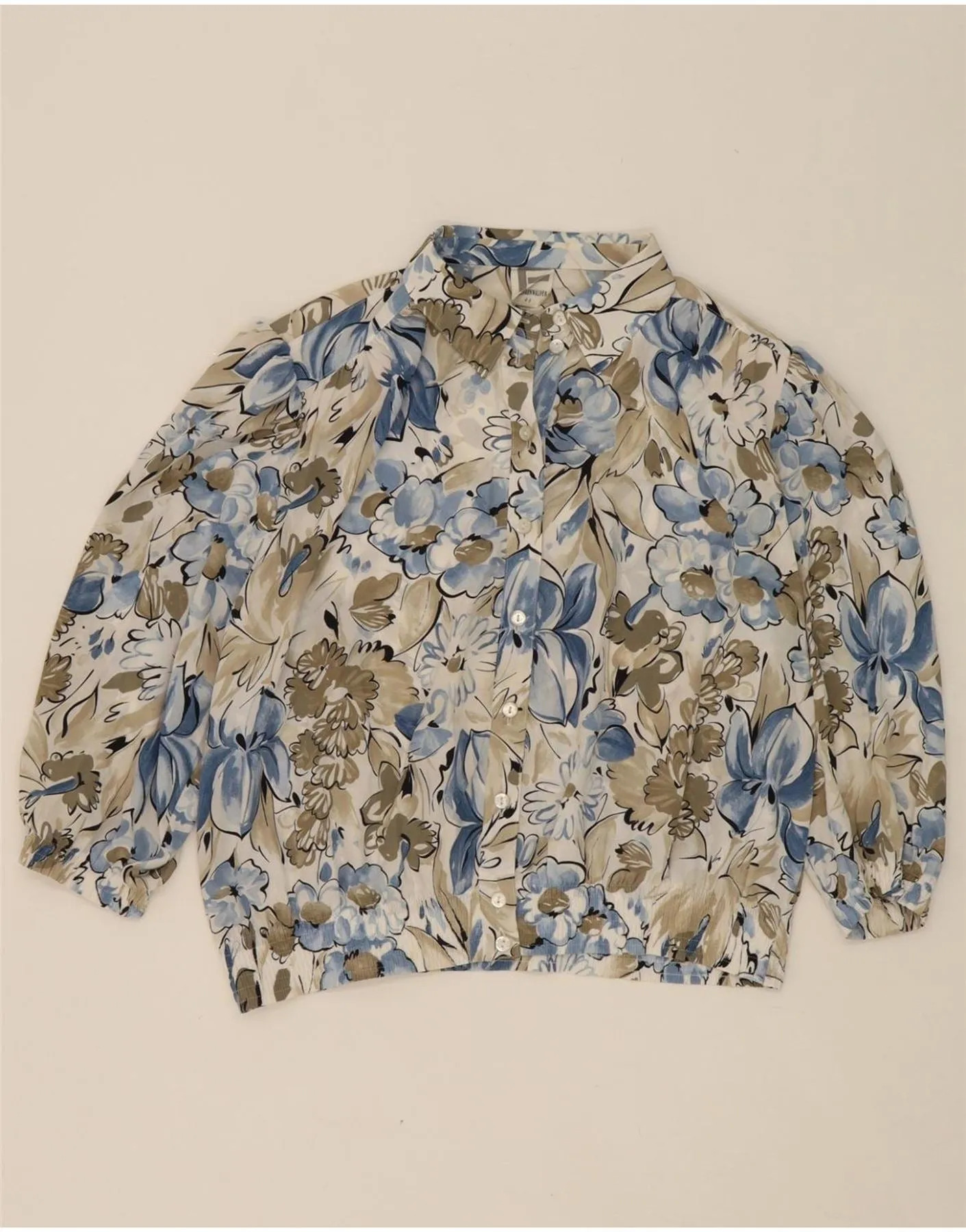 Cuffed hem FRANKENWALDER Womens Shirt Blouse IT 44 Medium Multicoloured Floral
