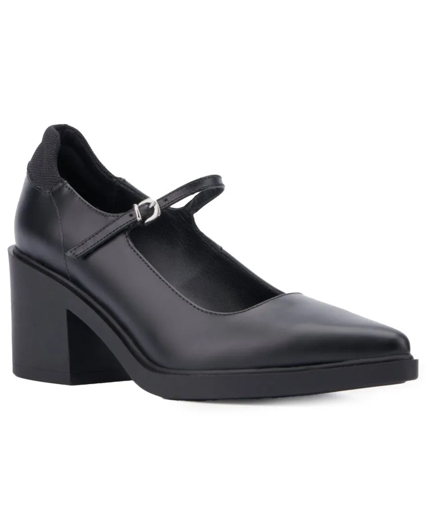 Aquatalia Casha Weatherproof Leather Pump Evening Heels