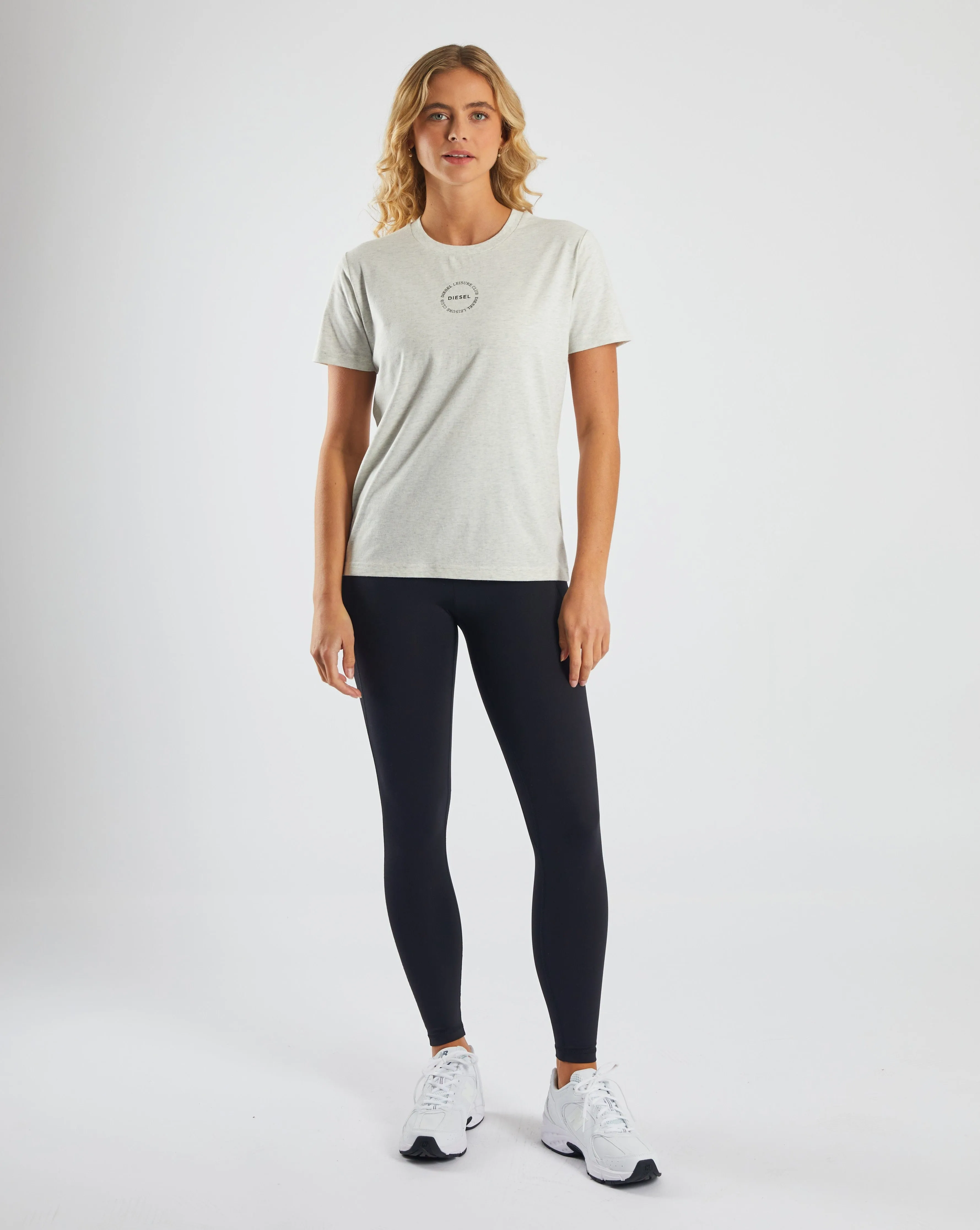 Relaxed Style Barbora T-Shirt Light Grey Mel