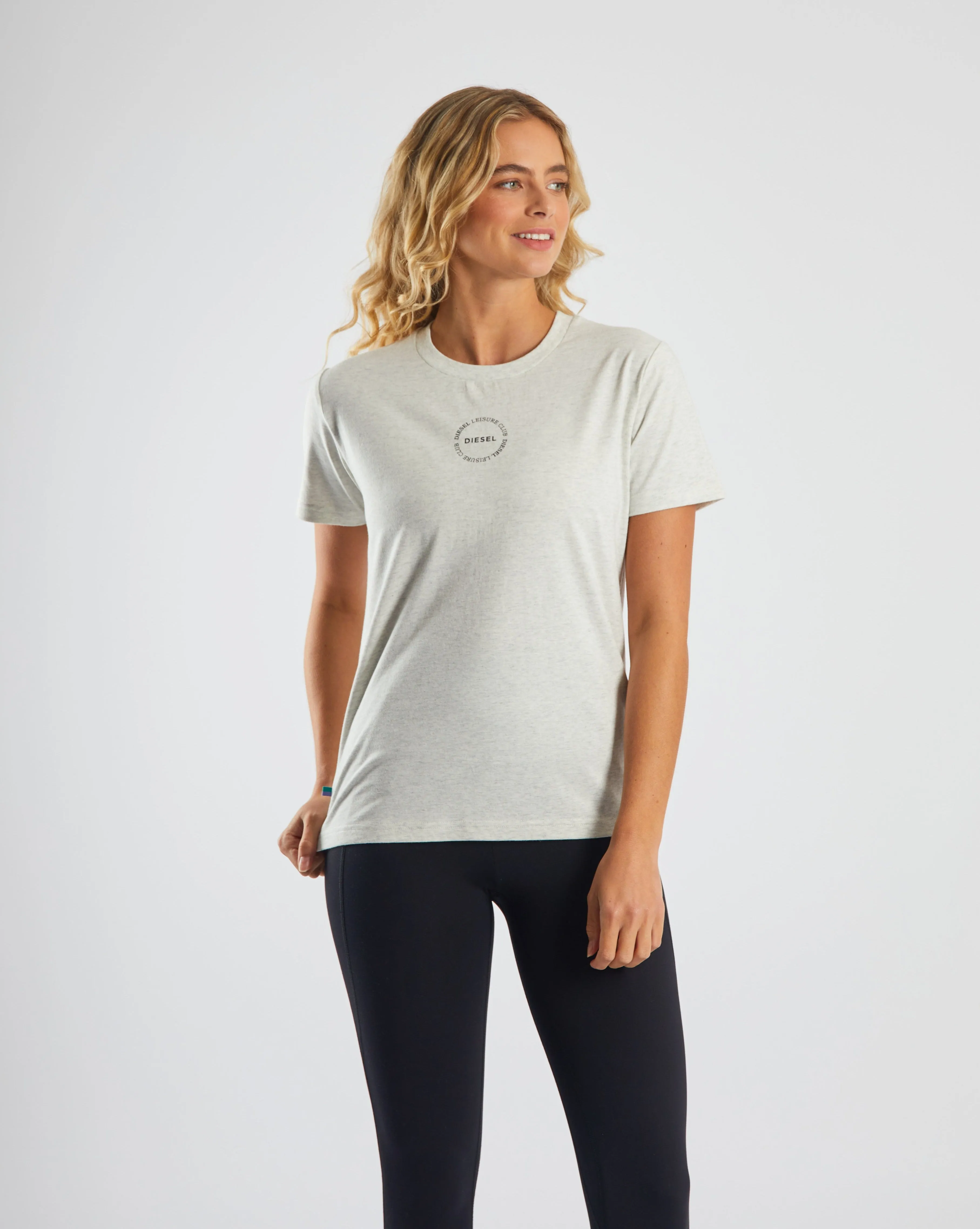 Barbora T-Shirt Light Grey Mel Quick Comfort