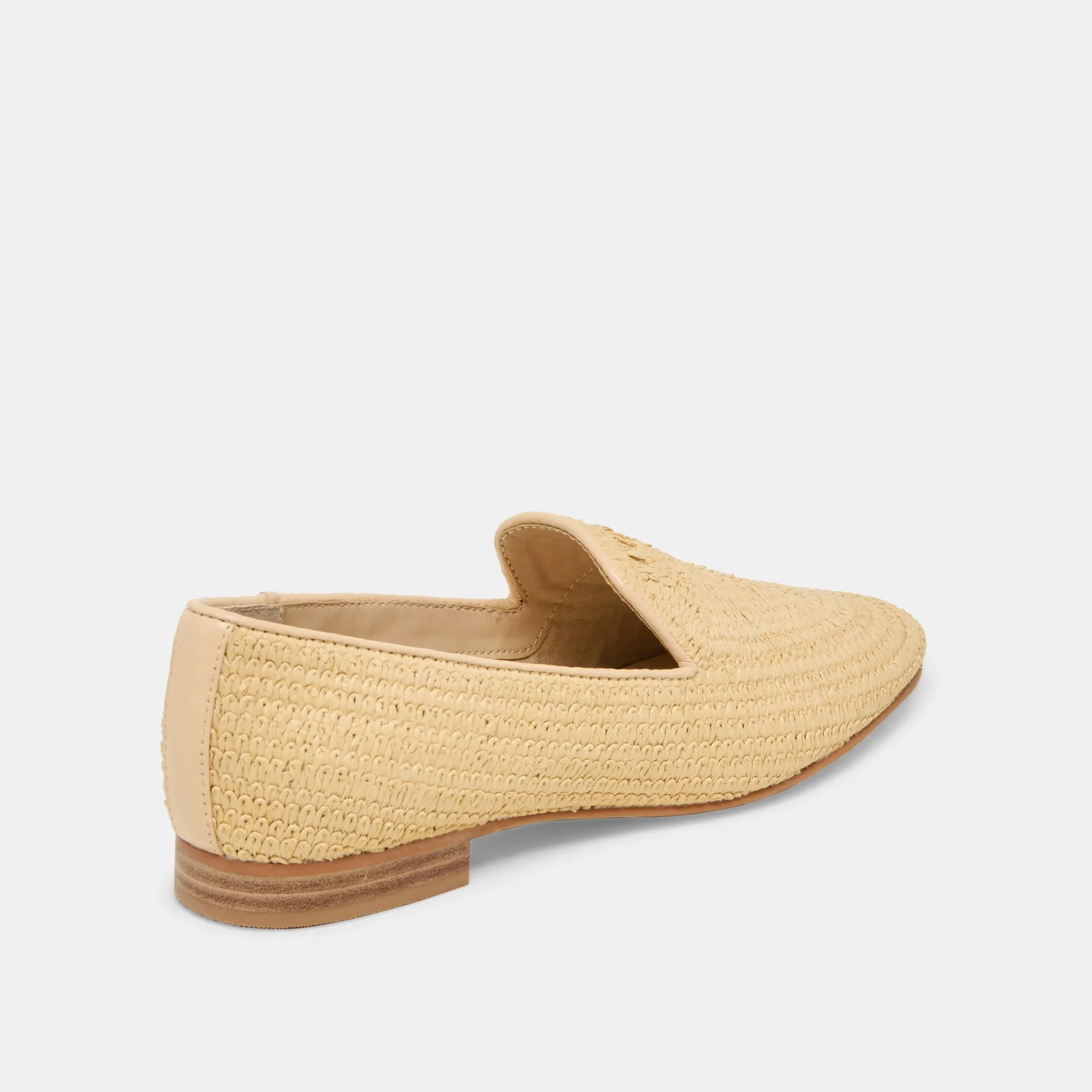 Urban Style BAYLEN FLATS NATURAL WOVEN RAFFIA