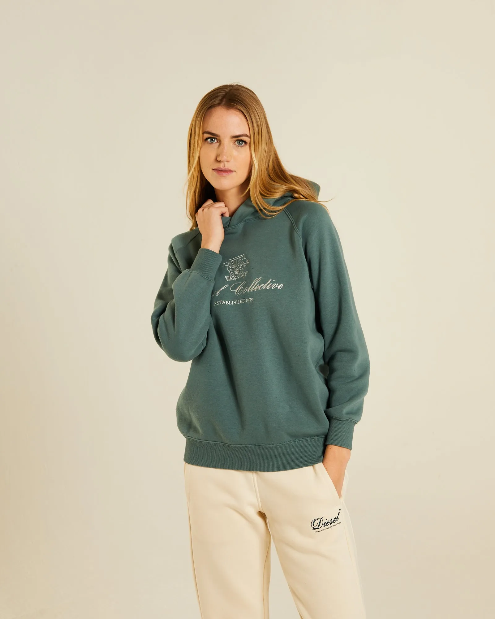 Bella Hood Green Trail Soft Touch