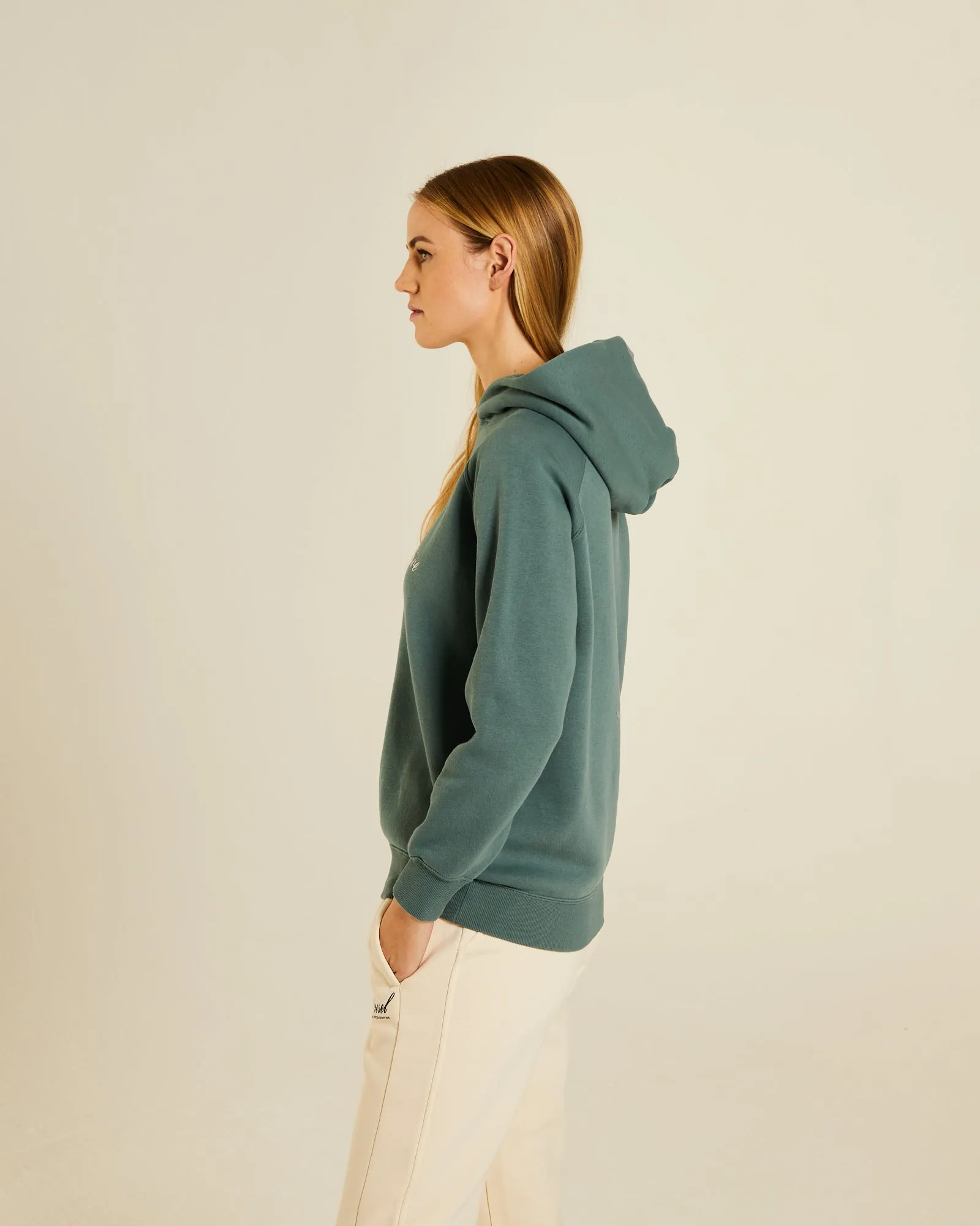 Bella Hood Green Trail Shiny Finish Team Pride