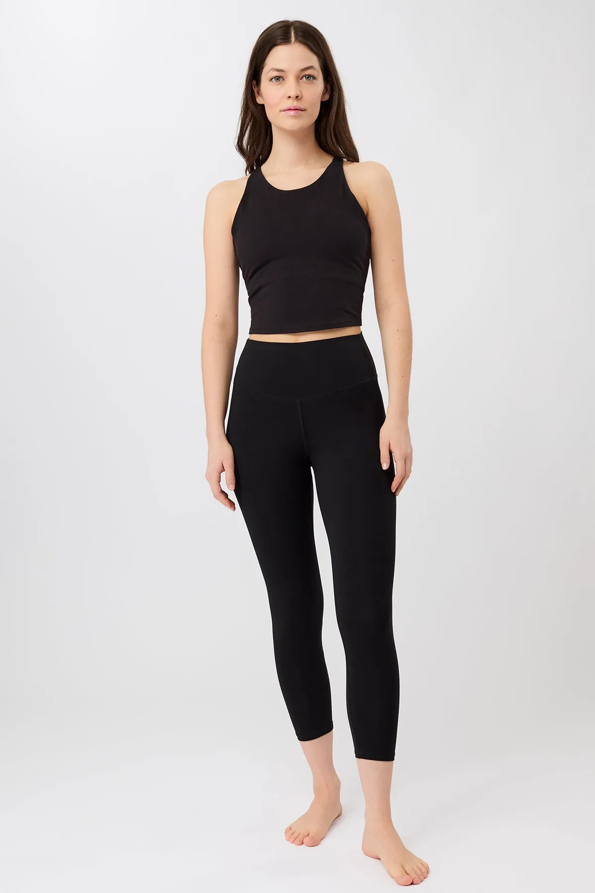 Best Cropped Legging - Black Beginner Level Holiday Outfit