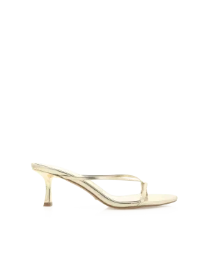 Heel Booties Durable Upper GILLIE - GOLD METALLIC