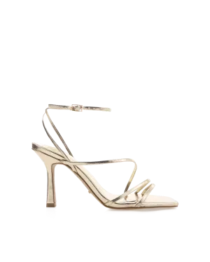 SYLVIA WIDE FIT - GOLD METALLIC Court